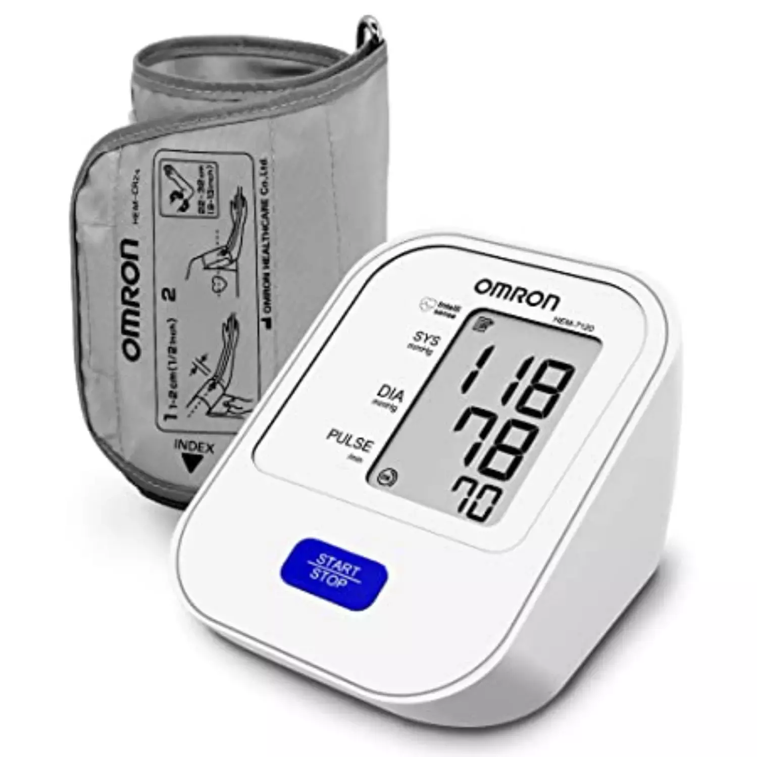 Ảnh máy đo huyết áp Omron dùng minh họa sản phẩm demo